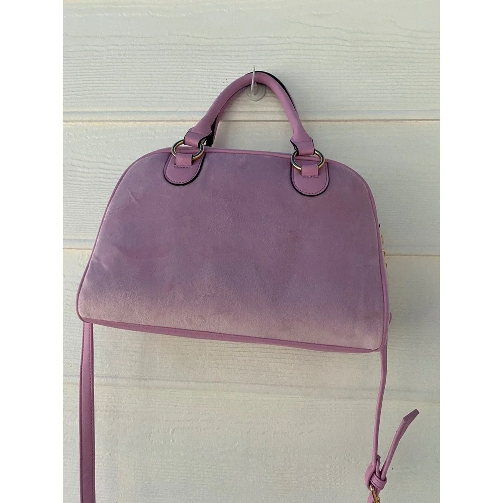 Juicy Couture Urban Heritage Bowler Dusty Purple Heart Crown Bag Crossbody NEW!!